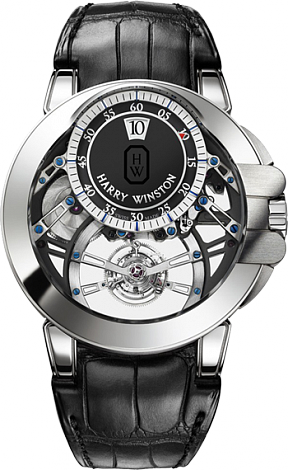 Replica Harry Winston Ocean Tourbillon Jumping Hour OCEMTD45WW005 watch